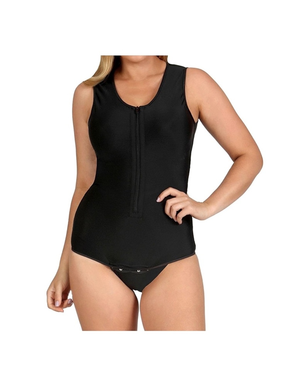 Black Women's Sleeveless Bodysuit/Shapeware